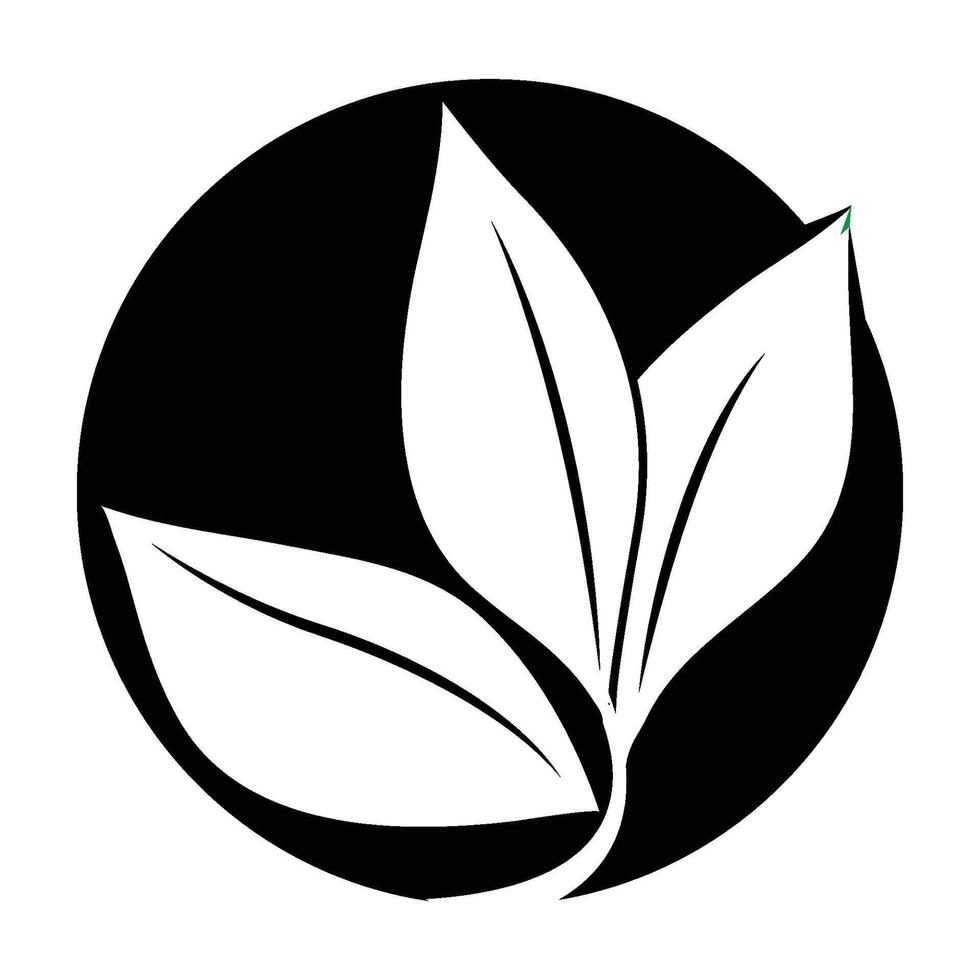 leaf logo vector