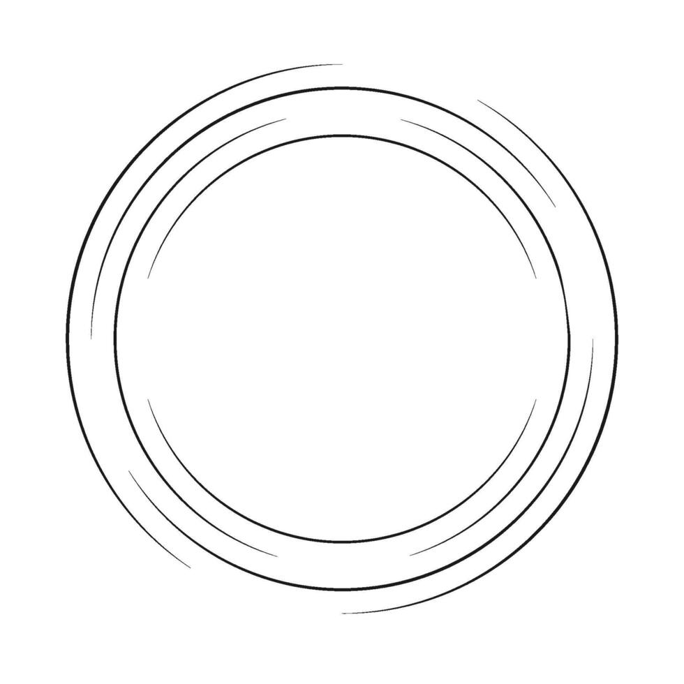 circular round frame logo vector