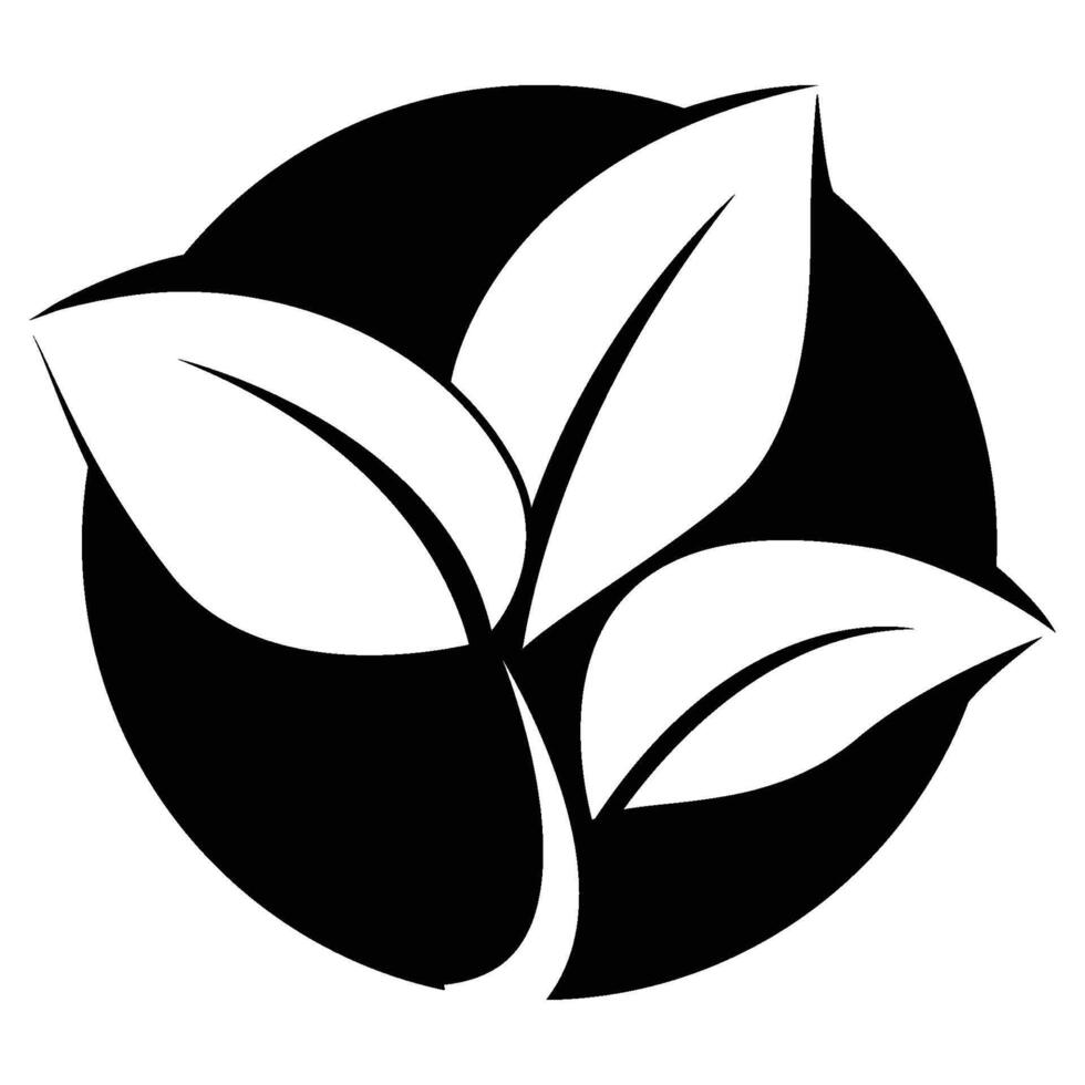 leaf logo vector