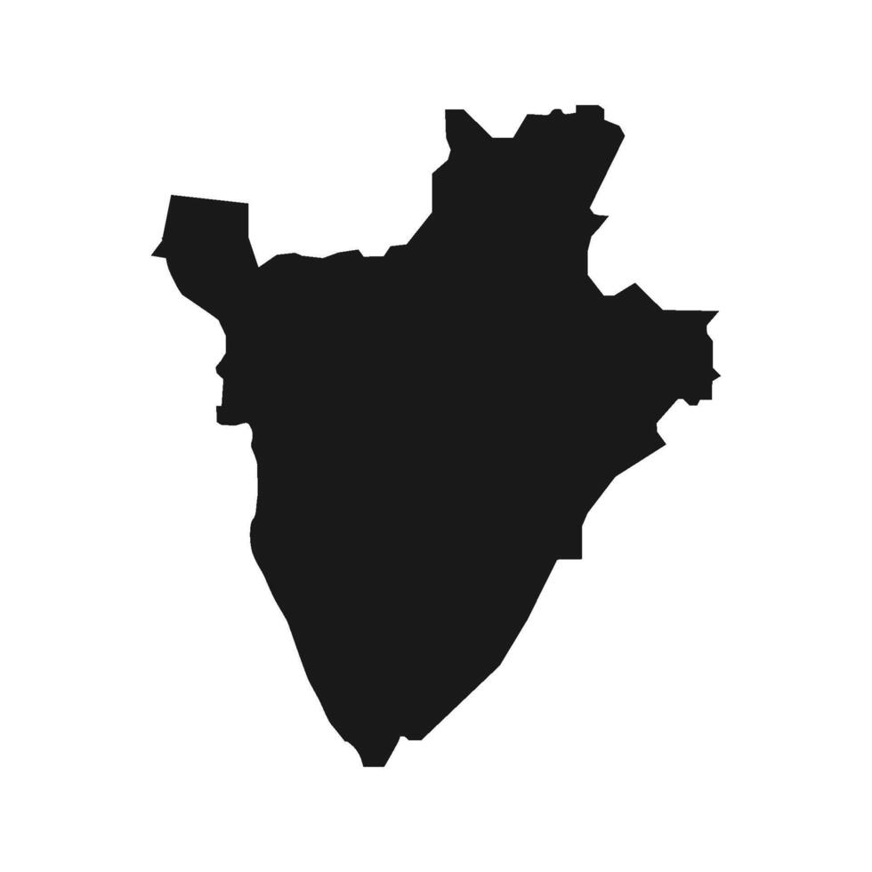 burundi map icon vector