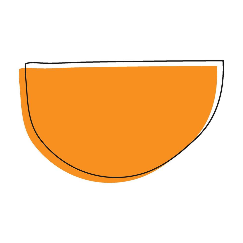 semicircular geometric icon vector