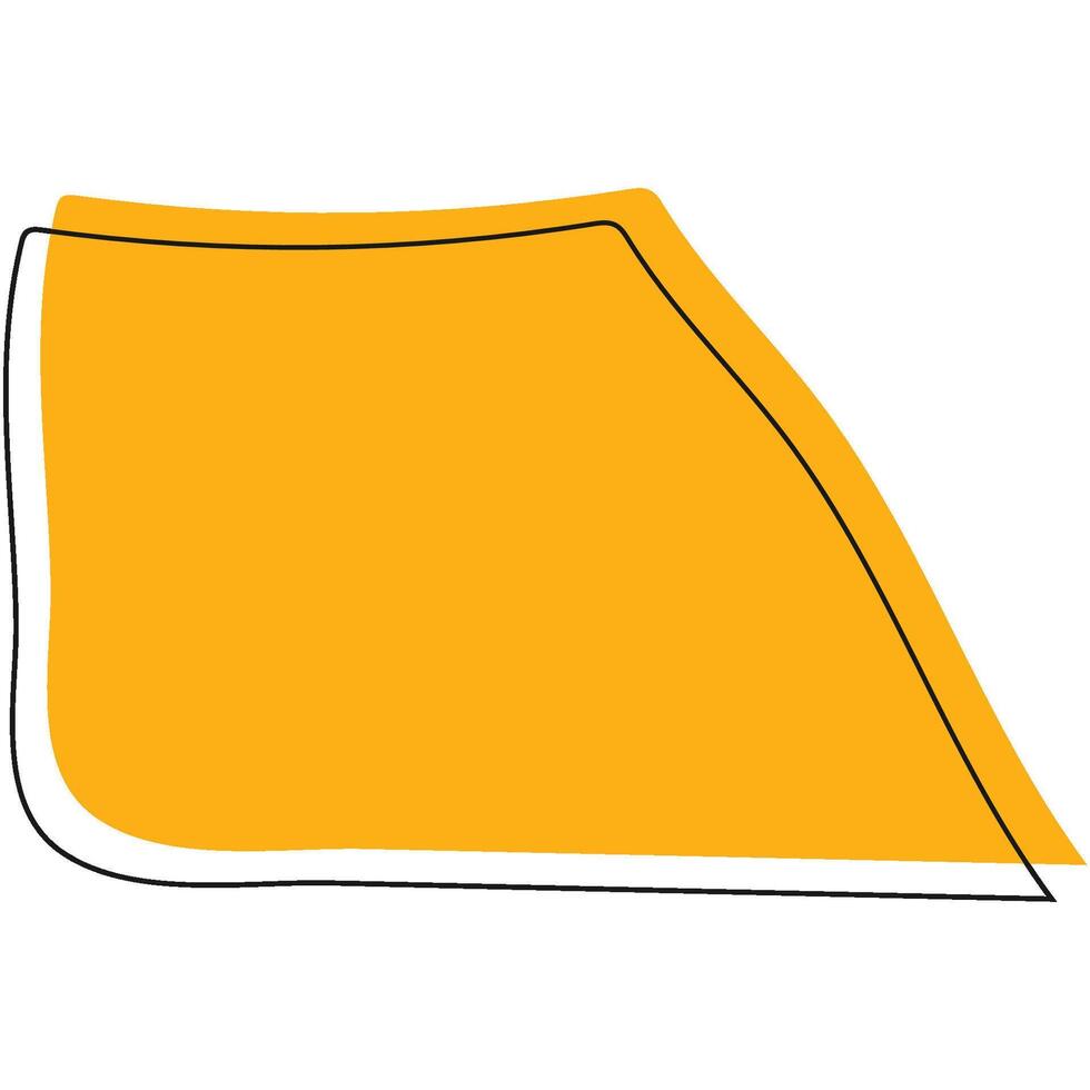 trapezoidal geométrico icono vector