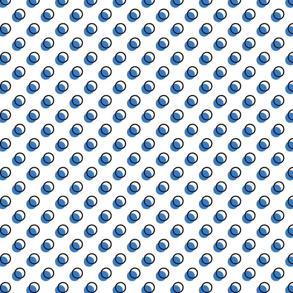 Polka dot and circle background vector