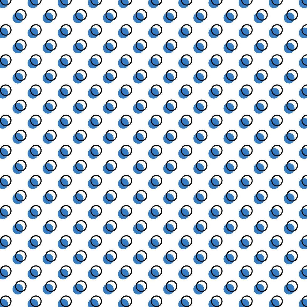 Polka dot and circle background vector
