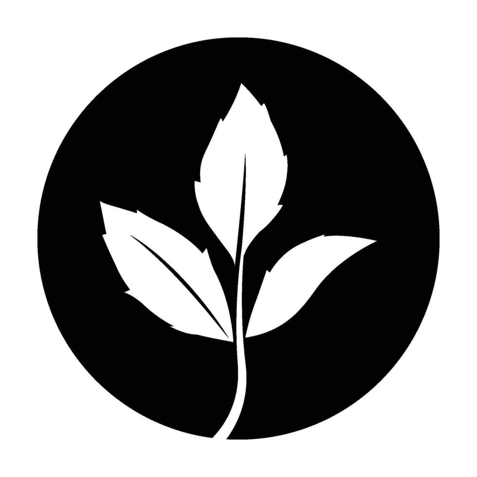 leaf logo vector