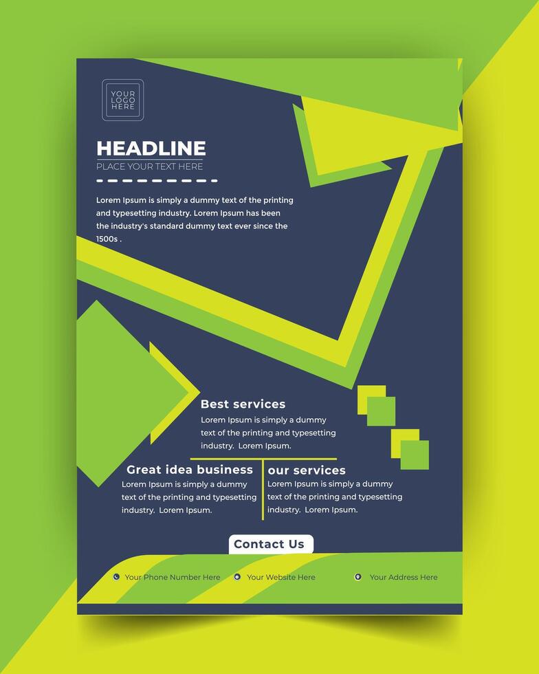 Corporate Business  Flyer, Flyer design Layout template vector