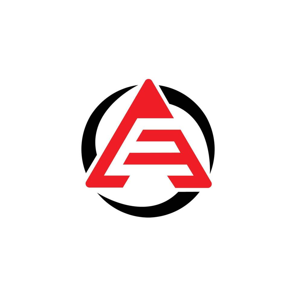 alphabet letter AE EA unique logo vector template illustration