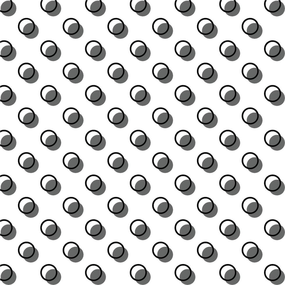 Polka dot and circle background vector