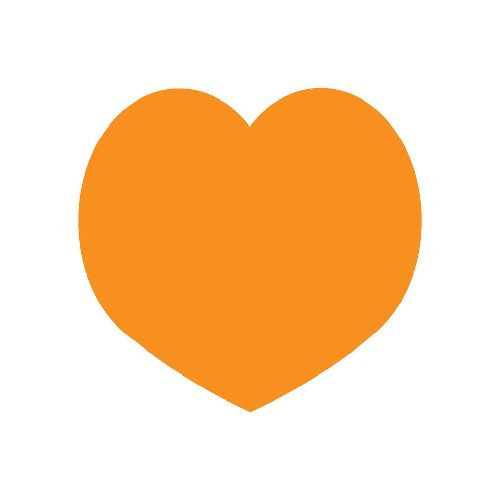 geometric heart icon vector