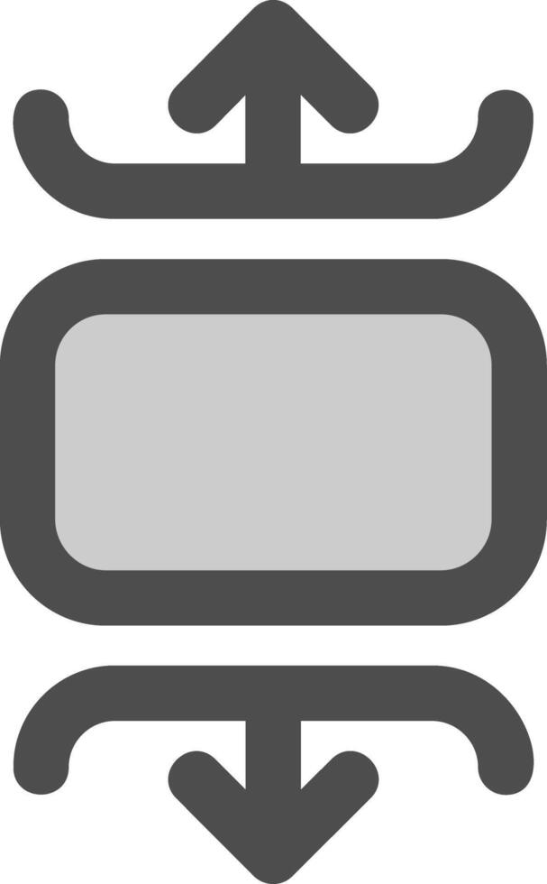 Carousel vertical Line Filled Greyscale Icon vector