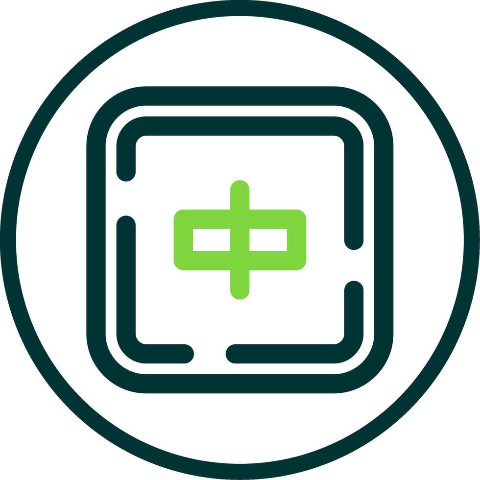 Align objects Line Circle Icon vector