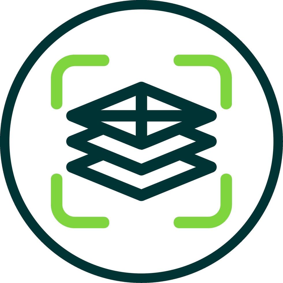 Fill adjustment layer Line Circle Icon vector