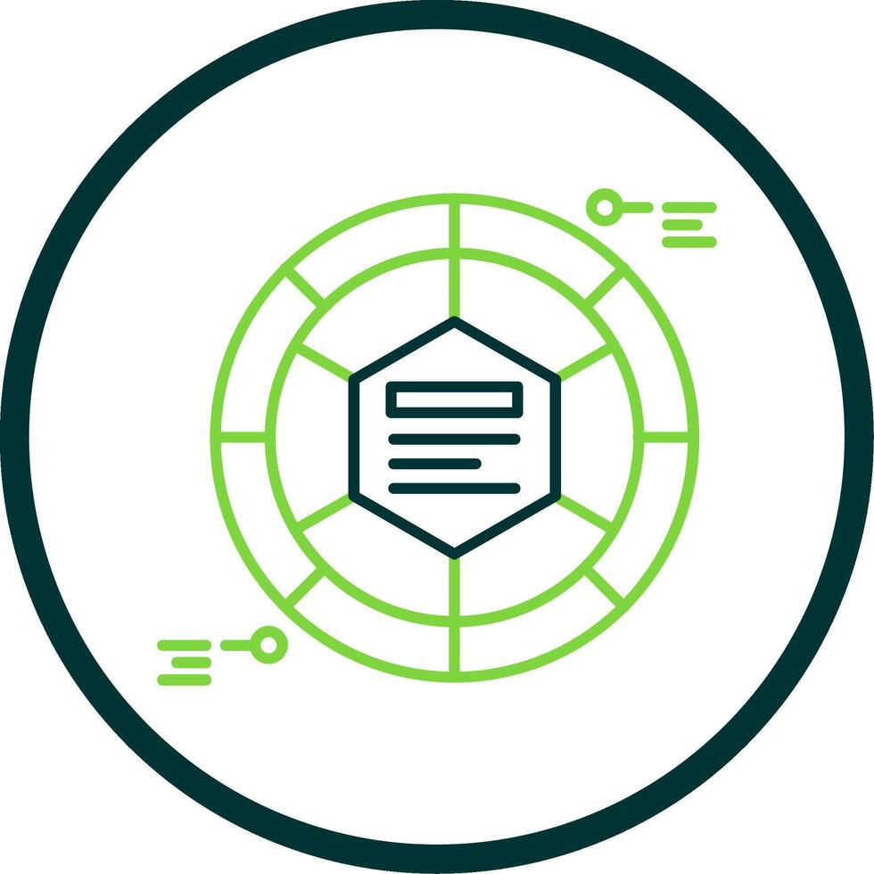 Infographic elements Line Circle Icon vector