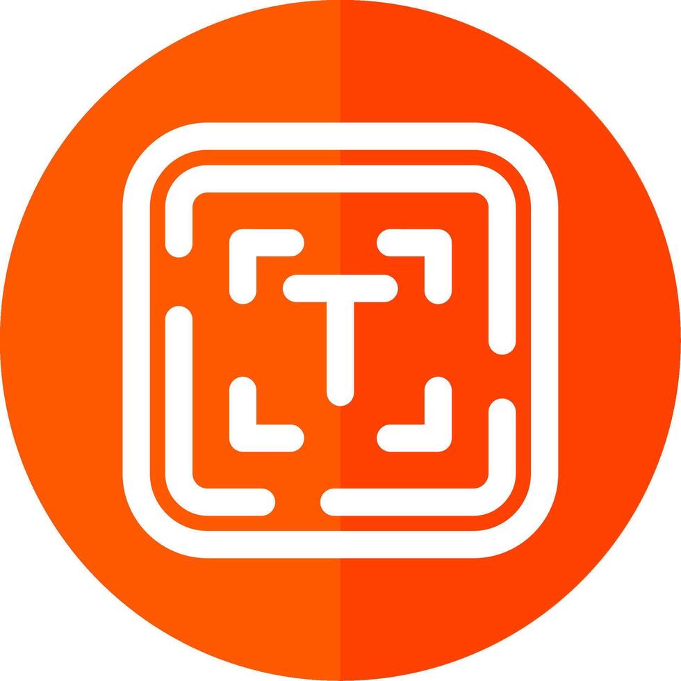 Edit text Line Red Circle Icon vector