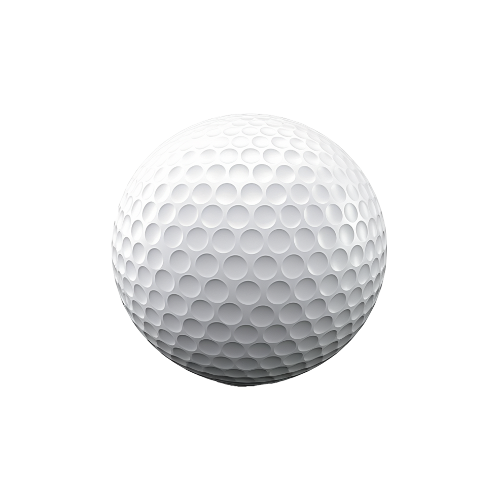 AI generated Golf ball png isolated on transparent background