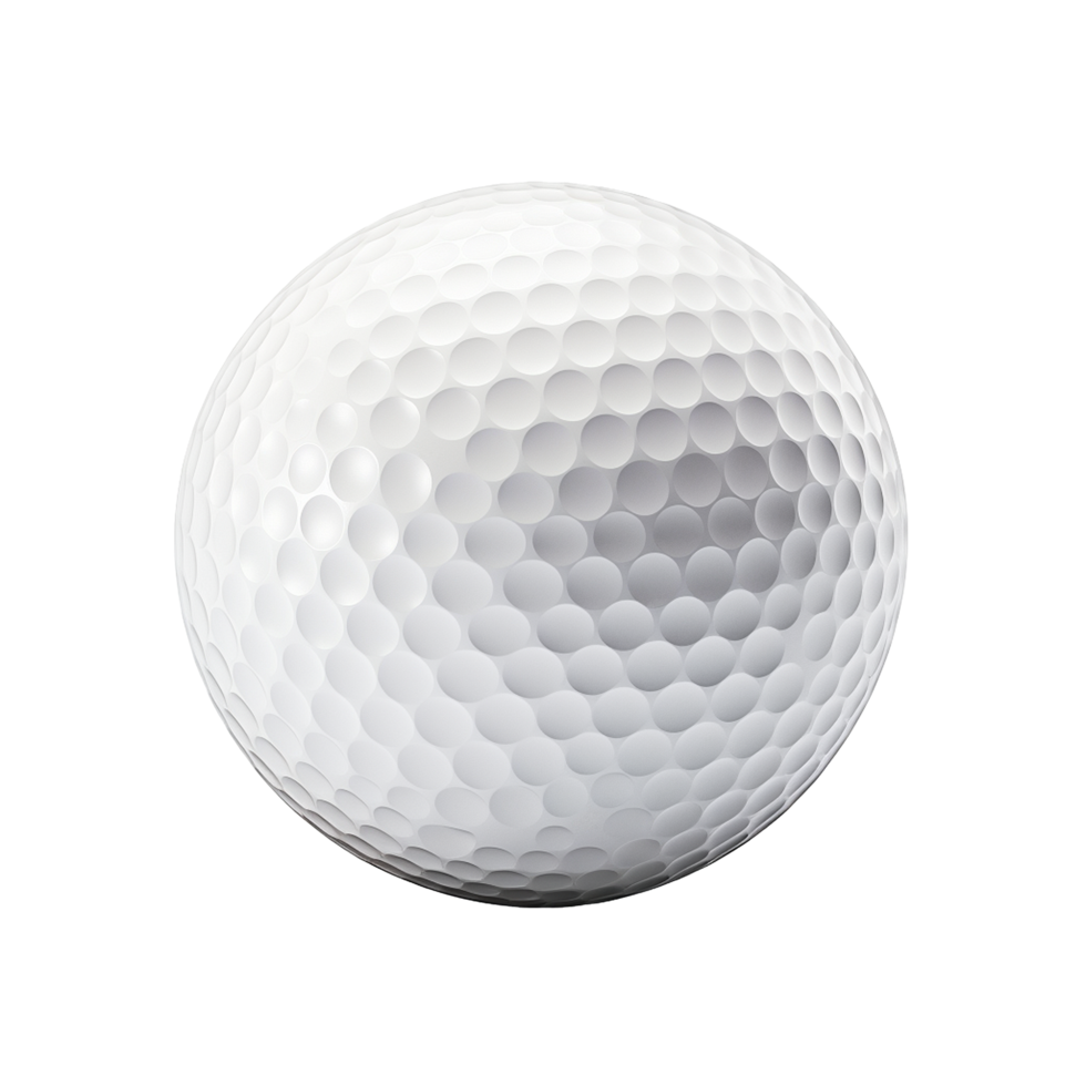 AI generated Golf ball png isolated on transparent background