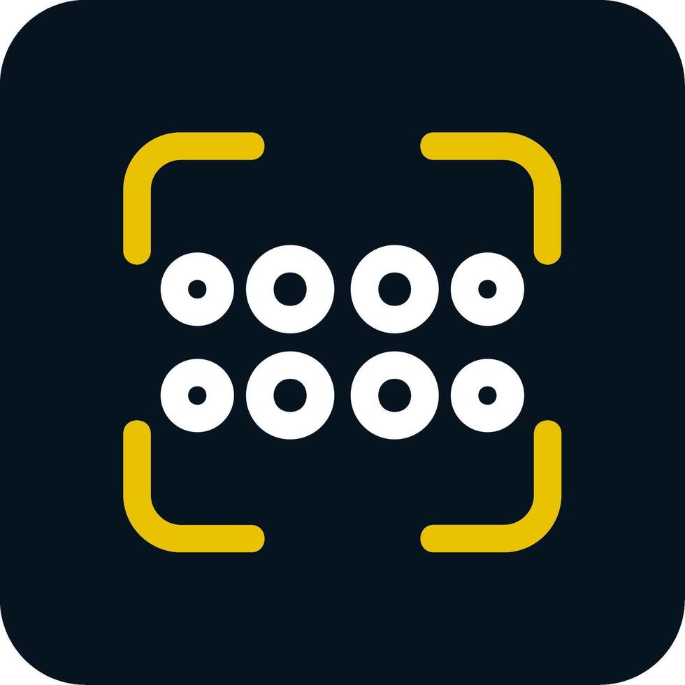 Reorder dots horizontal Line Yellow White Icon vector