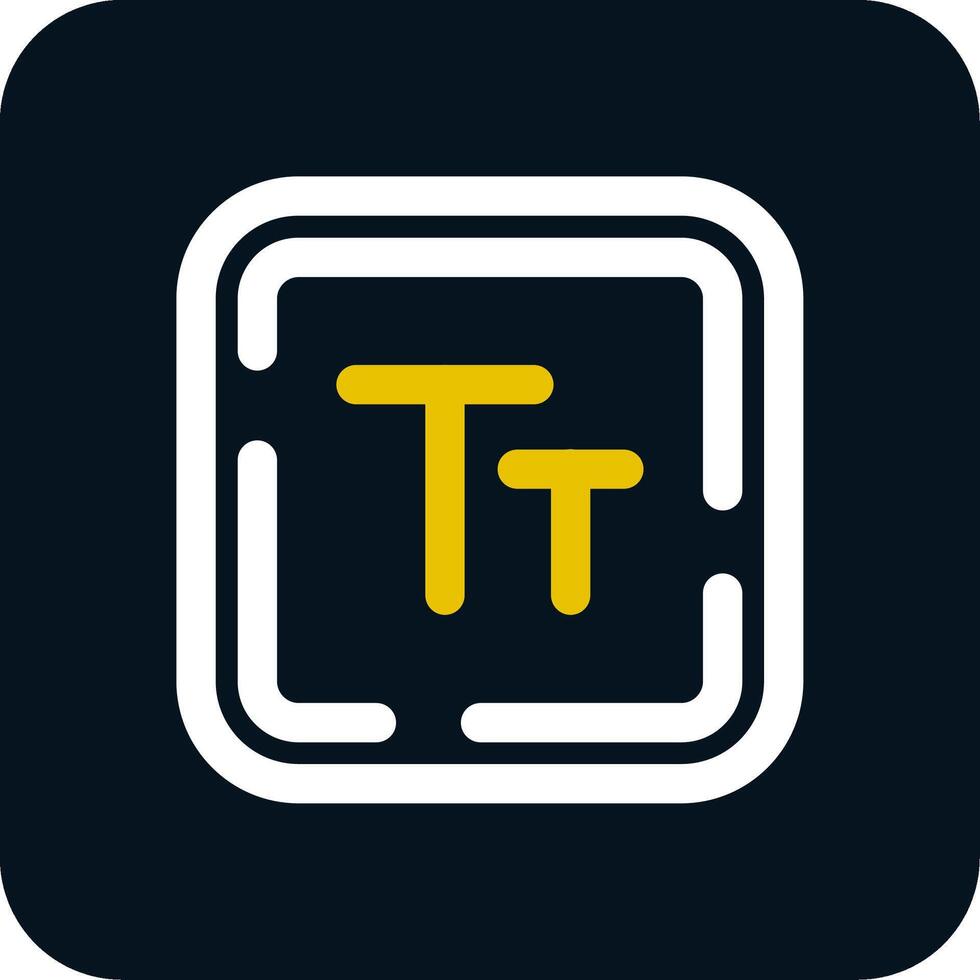 Text size Line Yellow White Icon vector