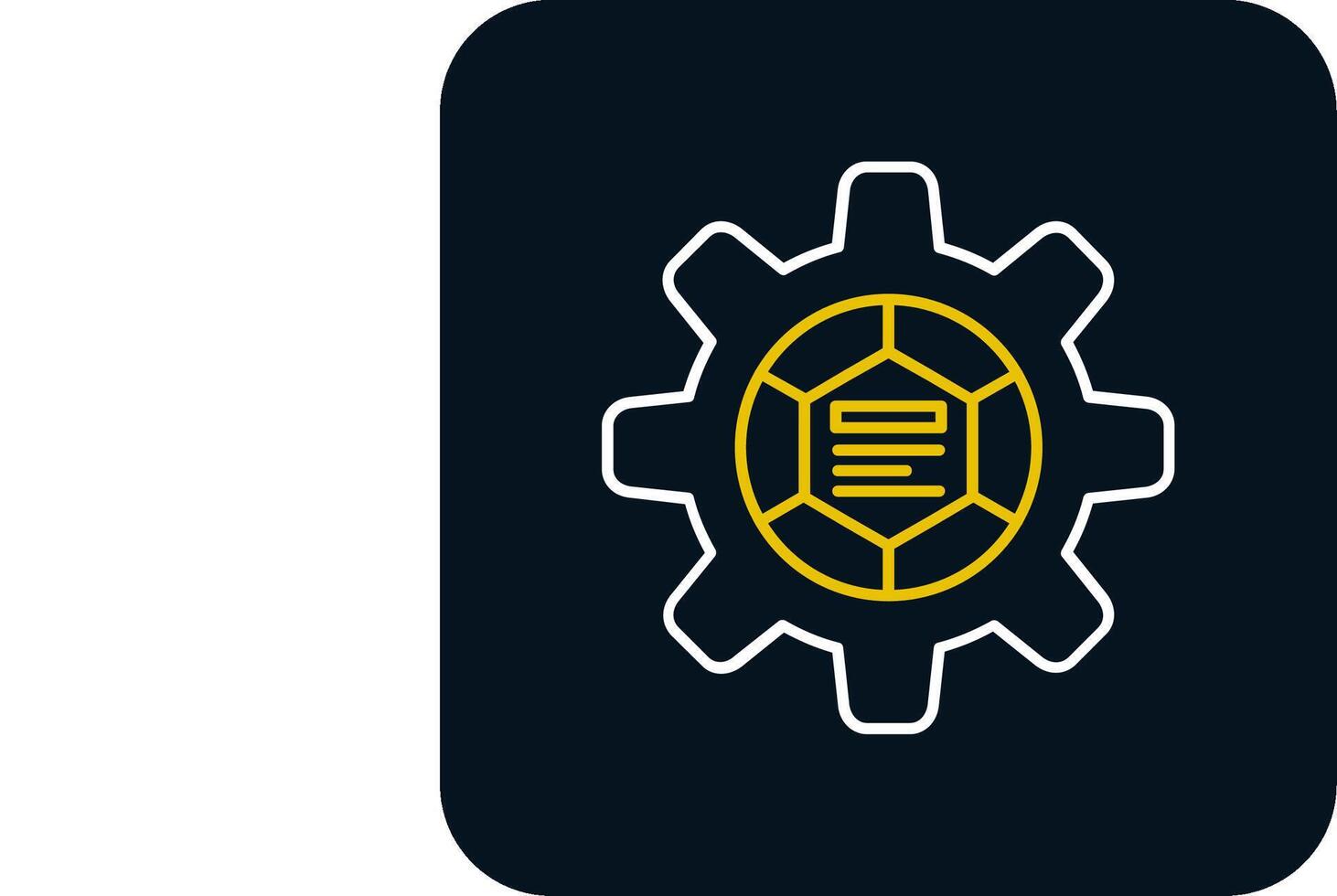 Infographic elements Line Yellow White Icon vector