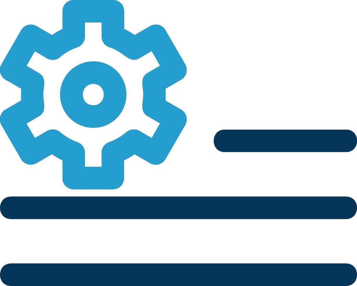 Deploy rules Line Blue Two Color Icon vector