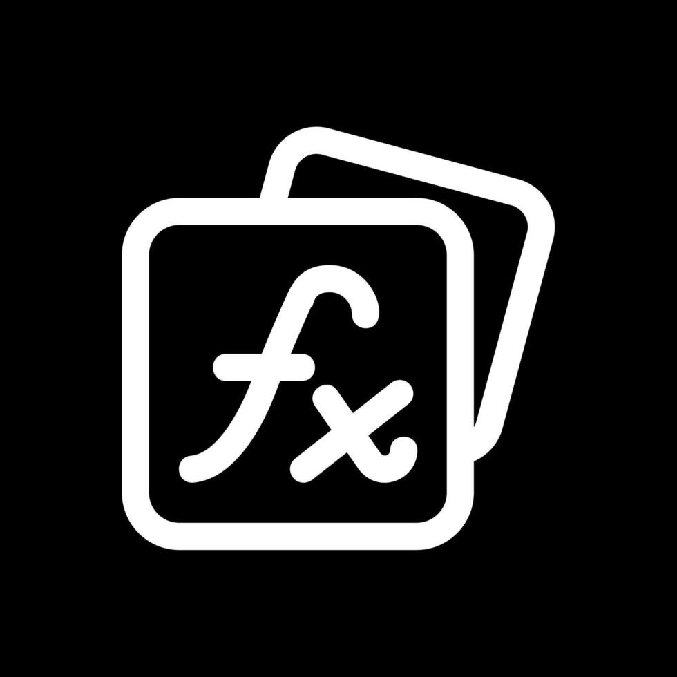 Layer style Line Inverted Icon vector