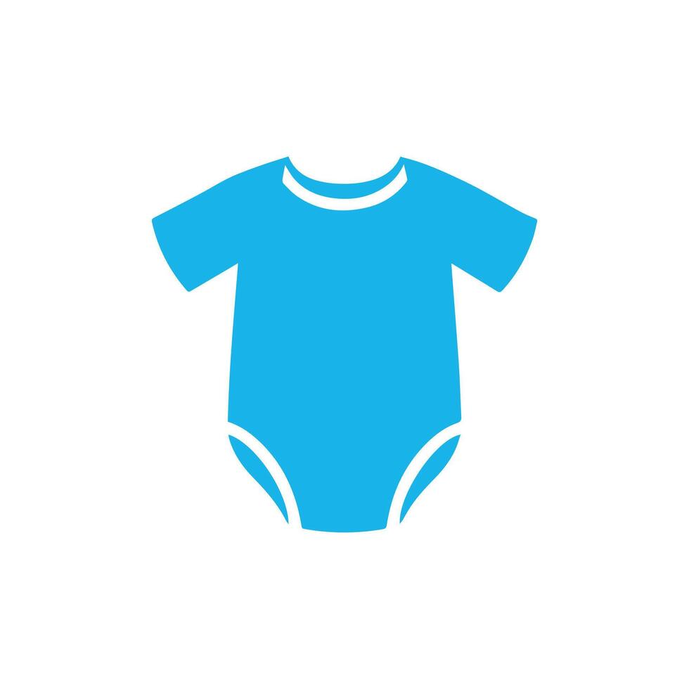 Baby suit childhood clothes.vector template style design. vector