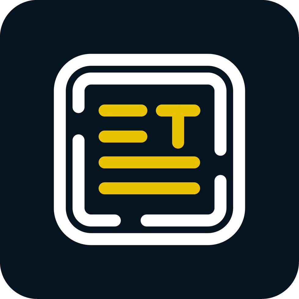 Align text Line Yellow White Icon vector