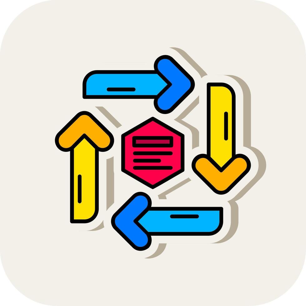 Infographic elements Line Filled White Shadow Icon vector