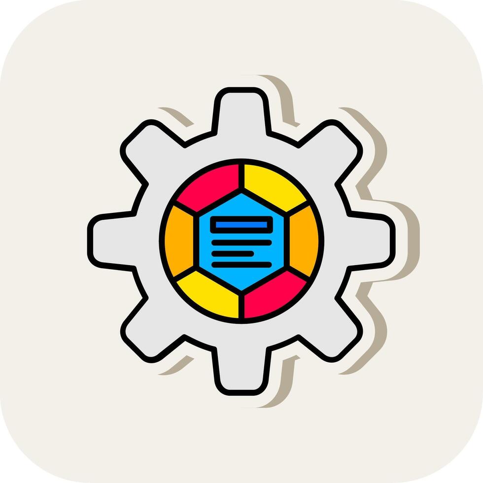 Infographic elements Line Filled White Shadow Icon vector