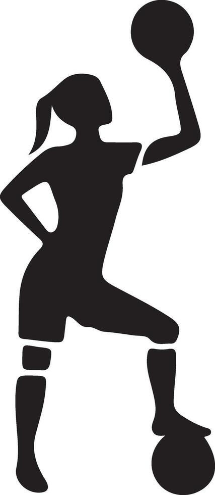 fútbol jugador actitud vector icono en plano estilo negro color silueta, blanco antecedentes 42