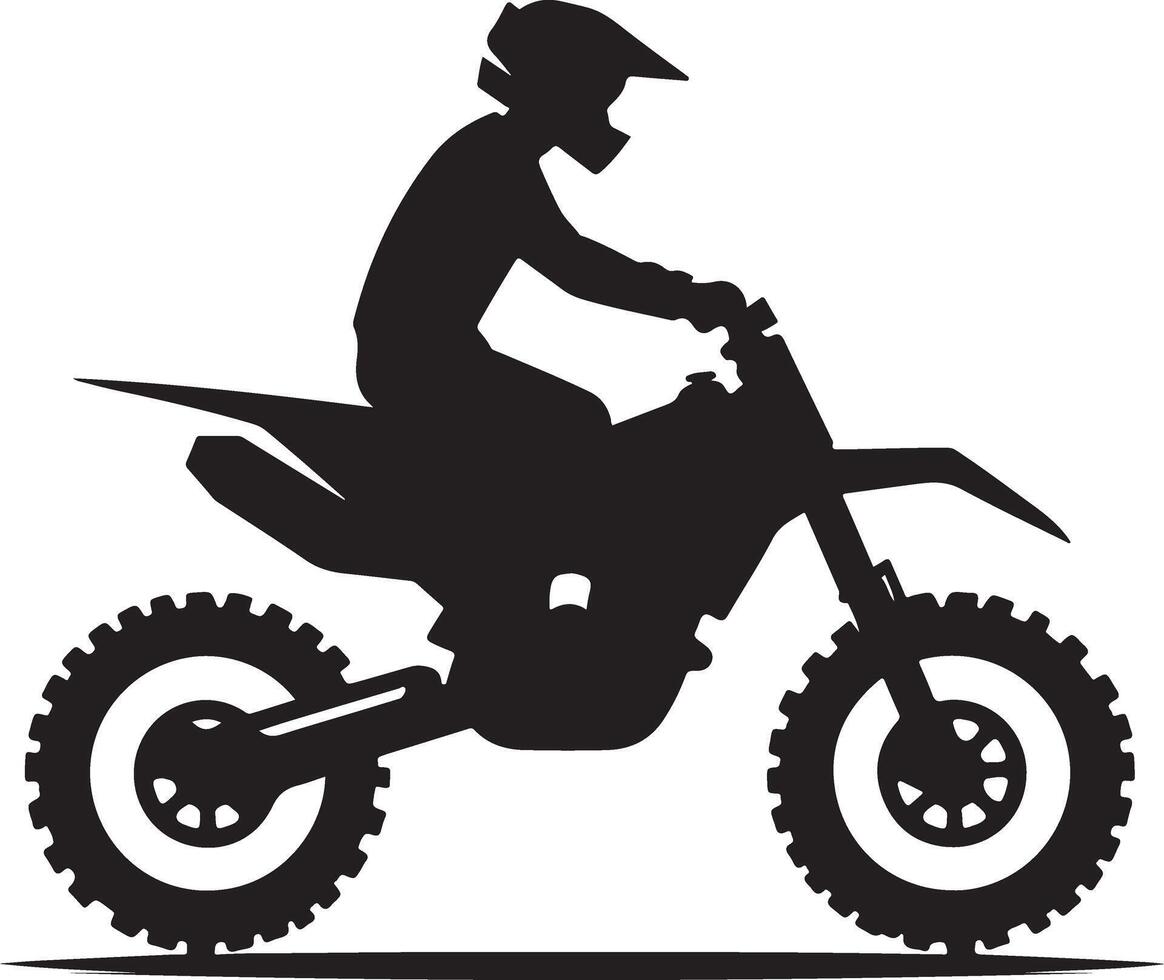 minimal Motorcycle riders vector silhouette black color, white background 8