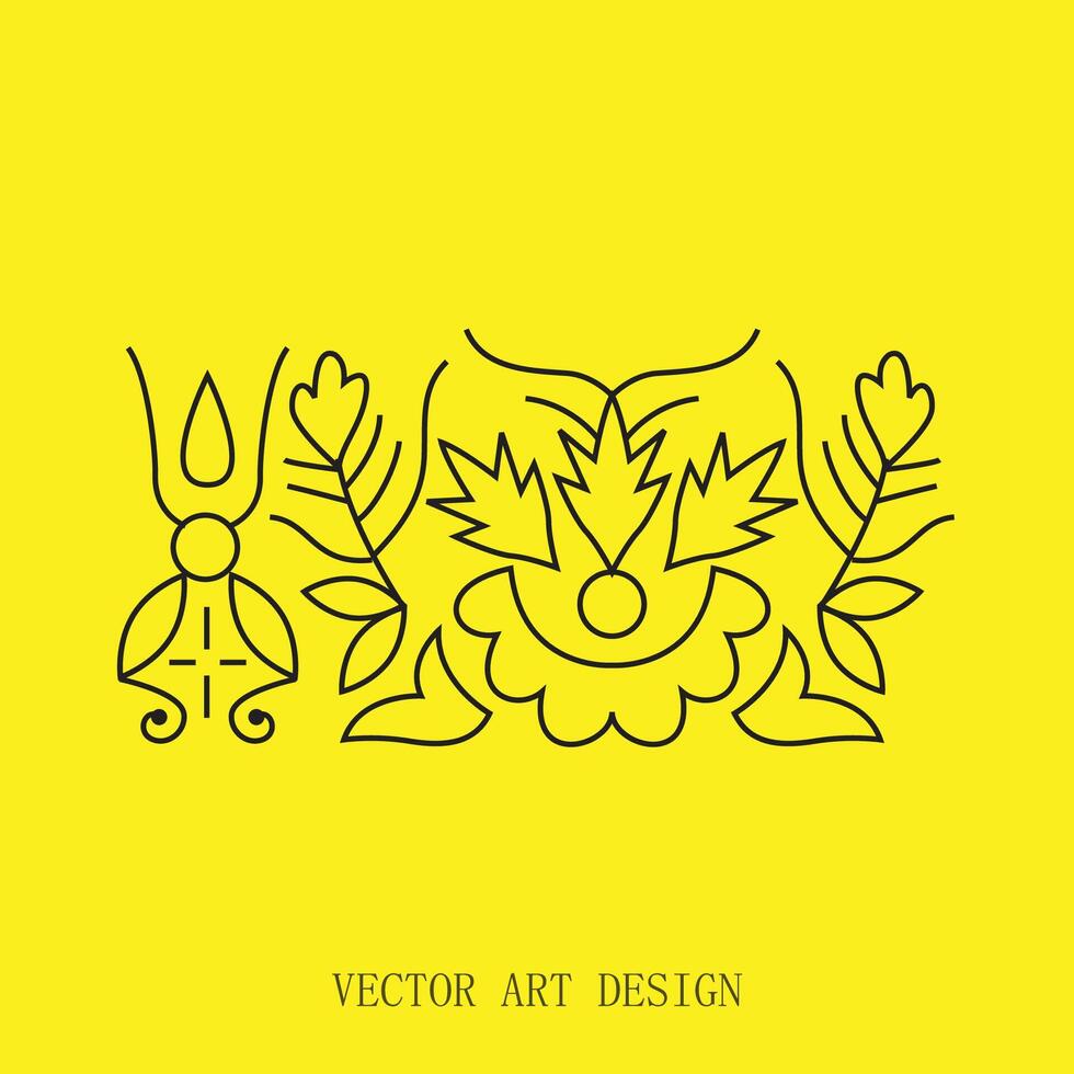 Vector art template