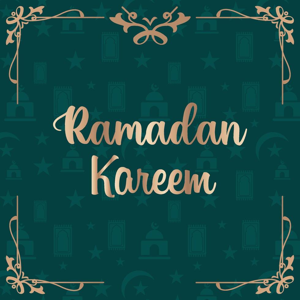 Ramadan Celebration Template vector