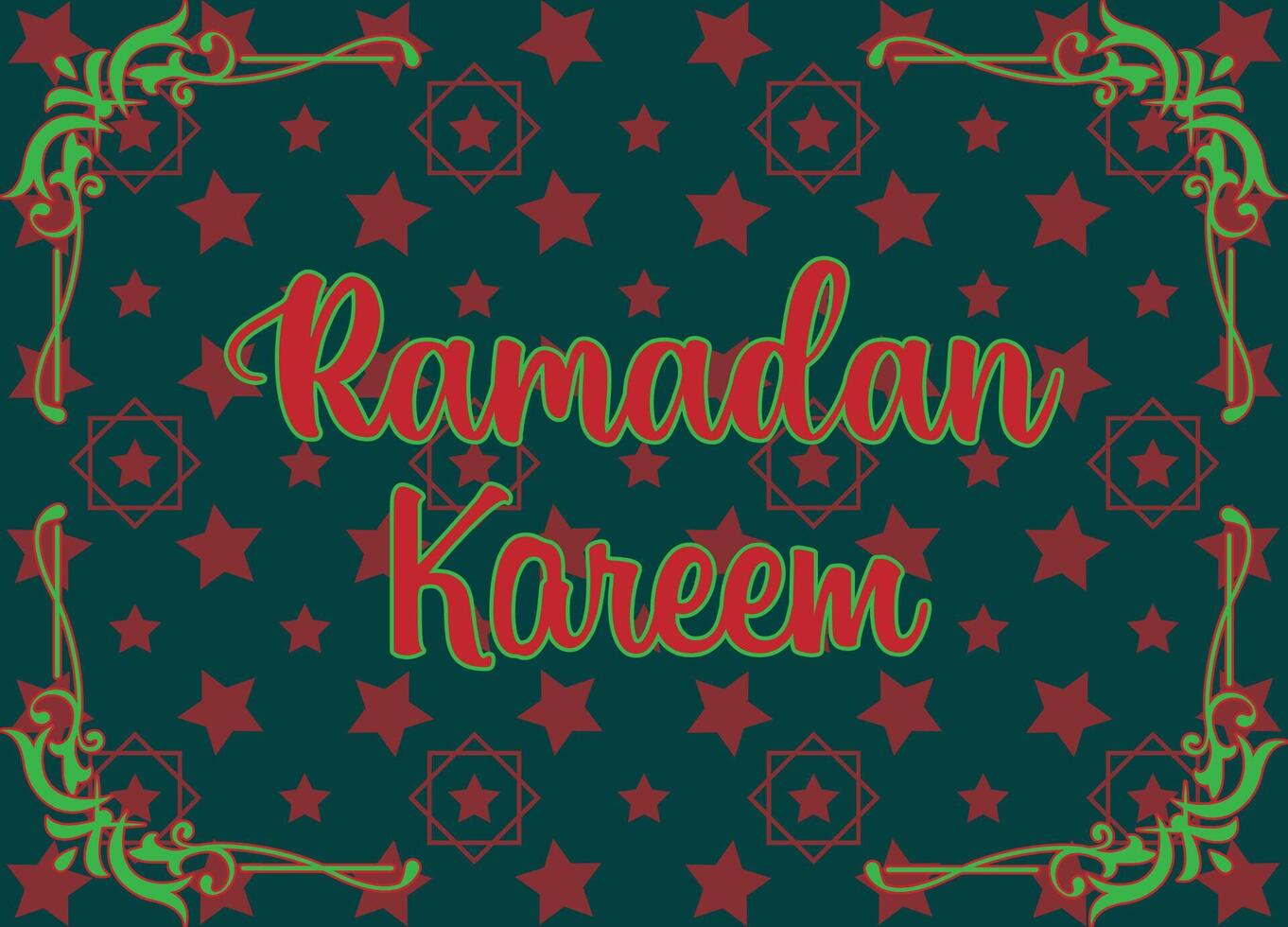 Ramadan Celebration Template vector