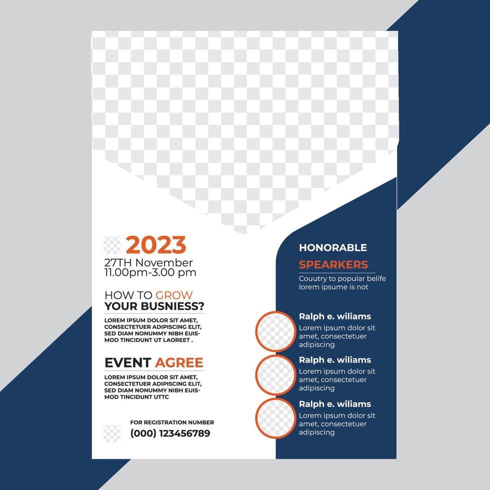 Business Flyer  Design Template vector