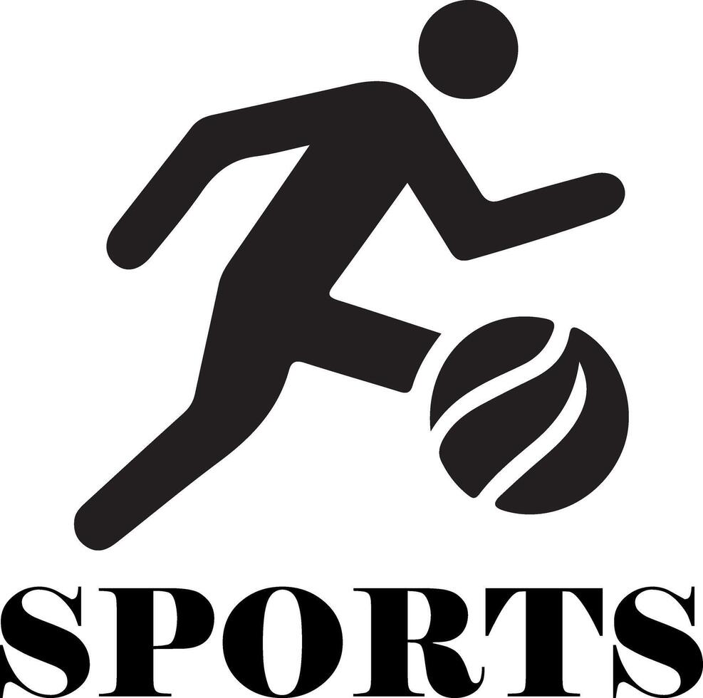 Sport logo vector black color 29