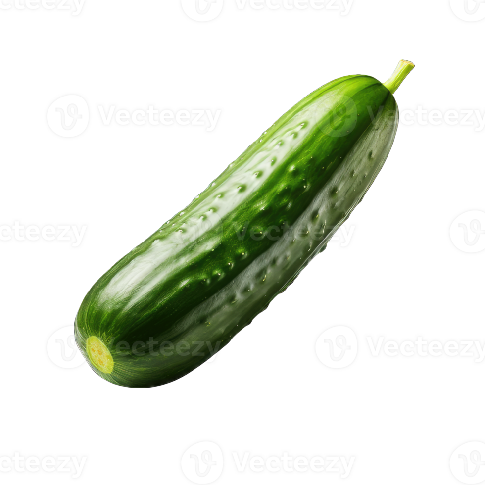 AI generated Cucumber transparent background PNG