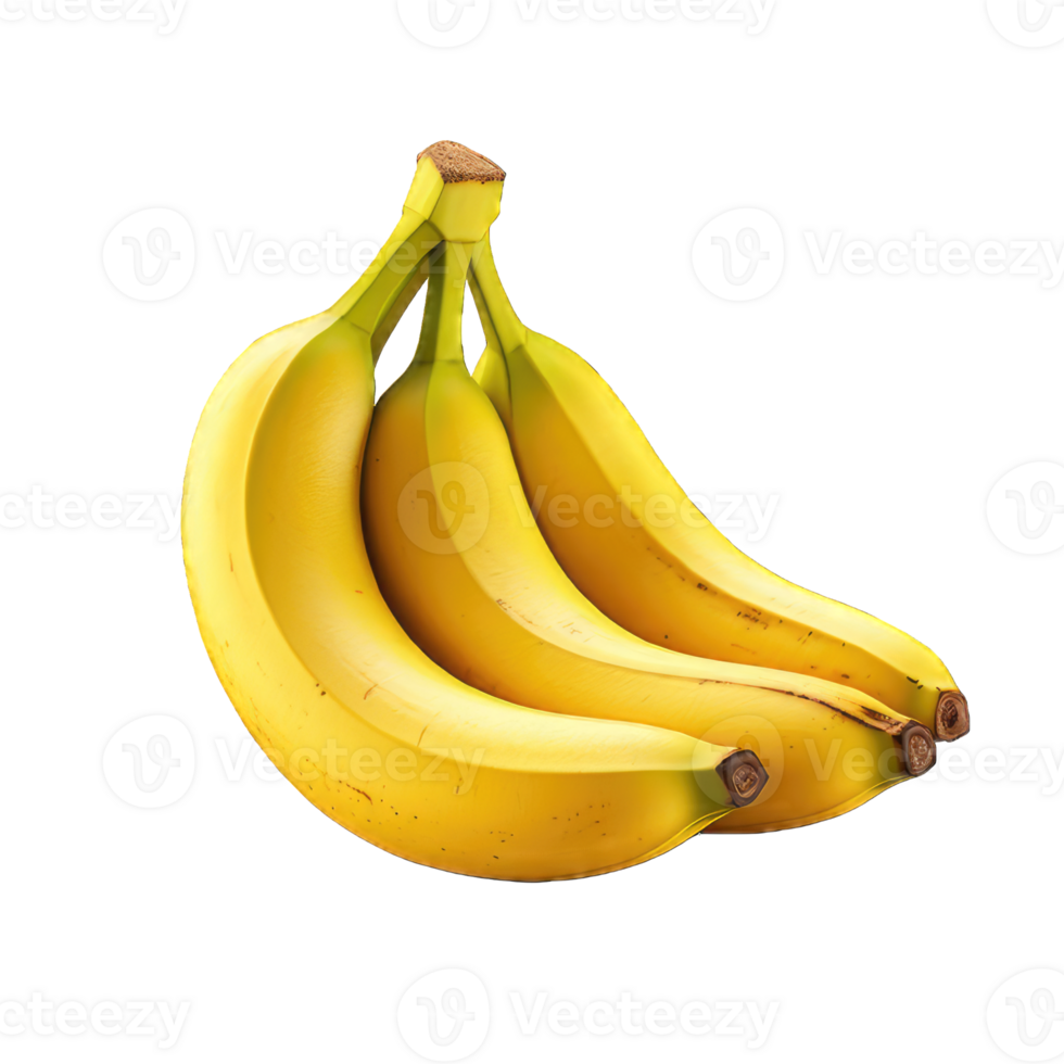 AI generated banana transparent png