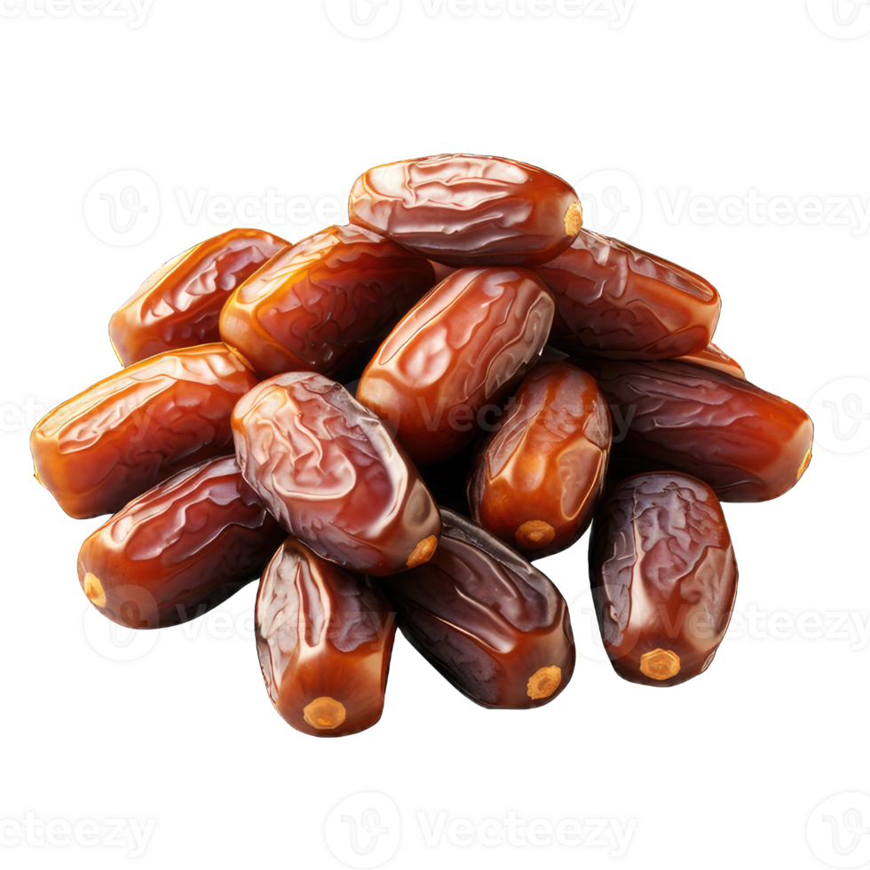AI generated Concept of sweet and tasty food - dates, isolated on Transparent background png