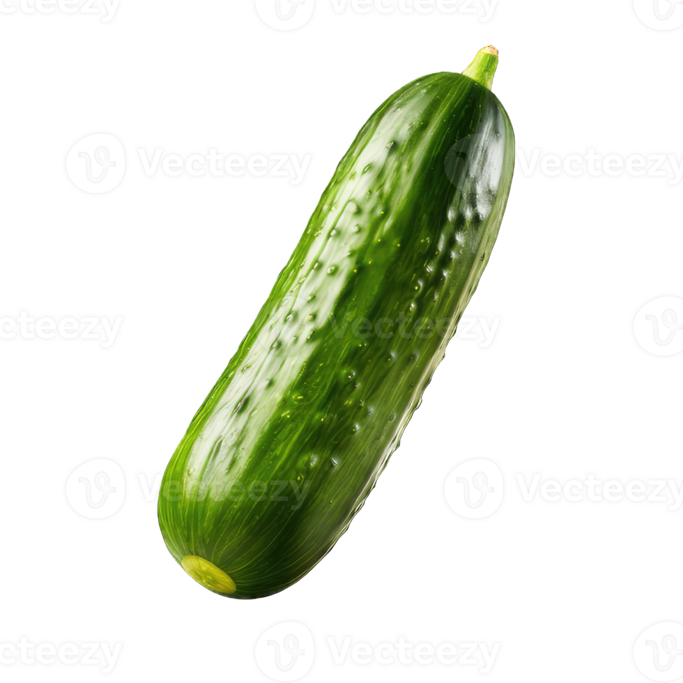 AI generated Cucumber transparent background PNG