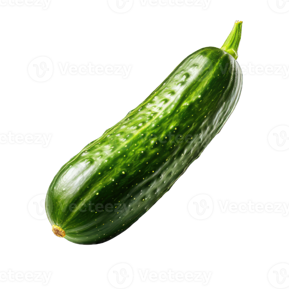 AI generated Cucumber transparent background PNG