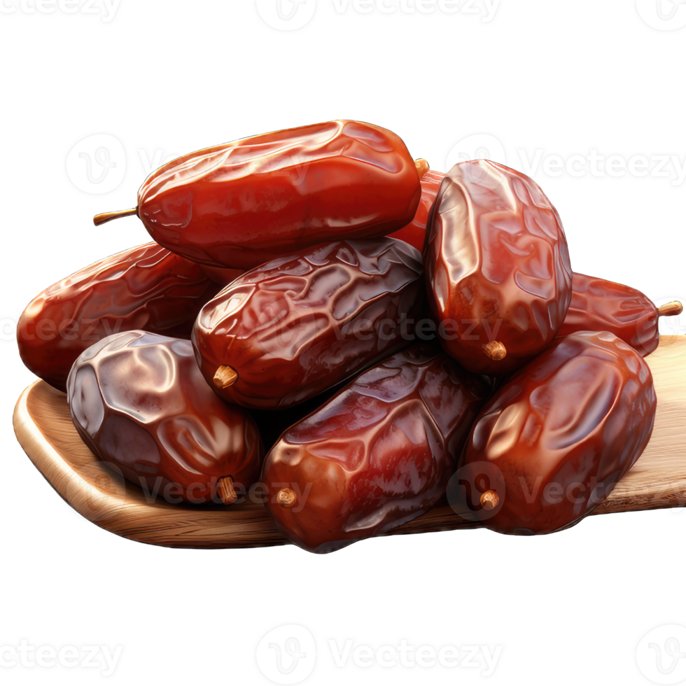 AI generated Concept of sweet and tasty food - dates, isolated on Transparent background png