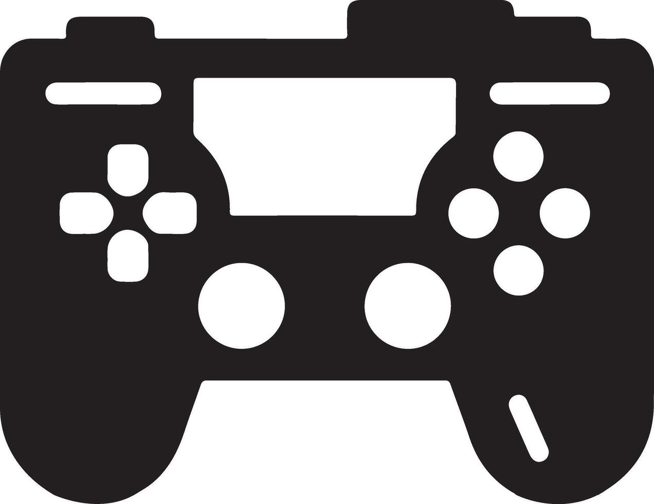 minimal Game console icon symbol, flat illustration, white background 17 vector