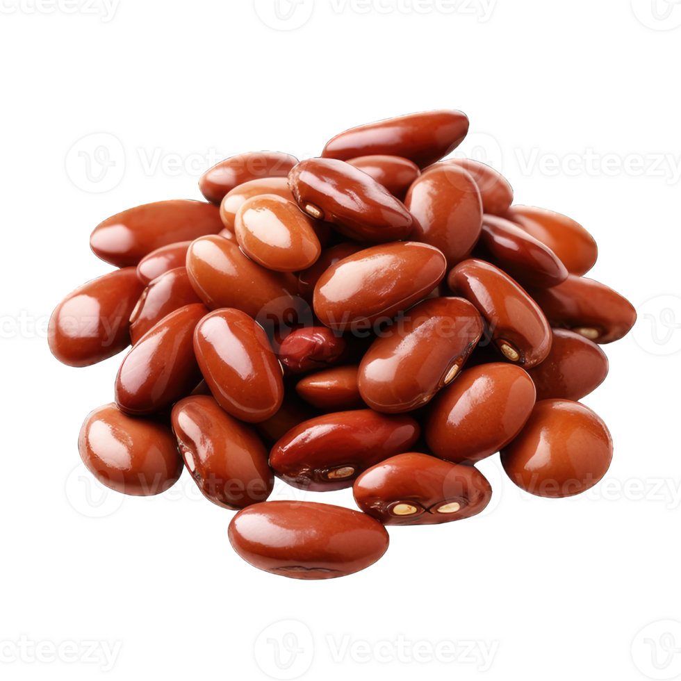 AI generated Red Beans transparent background PNG