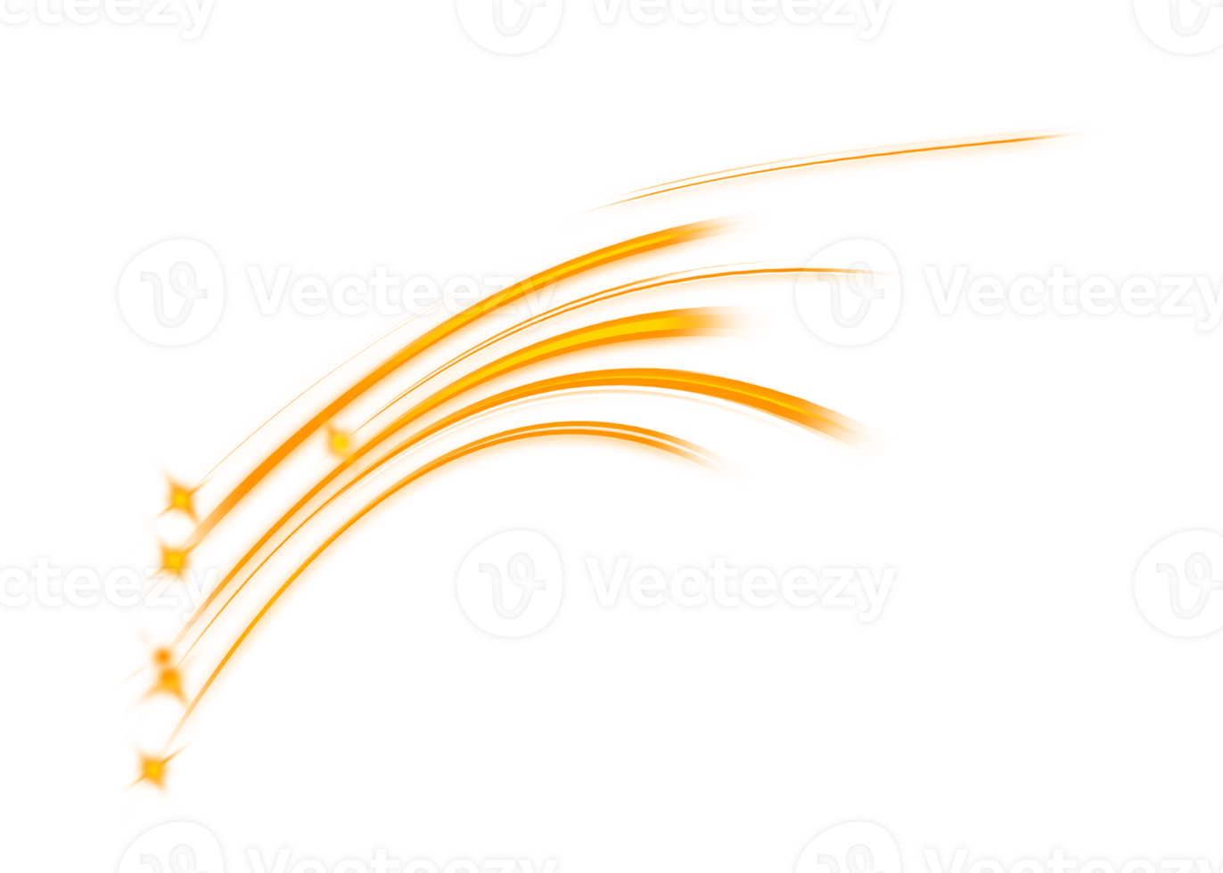 glowing shiny light lines effect png