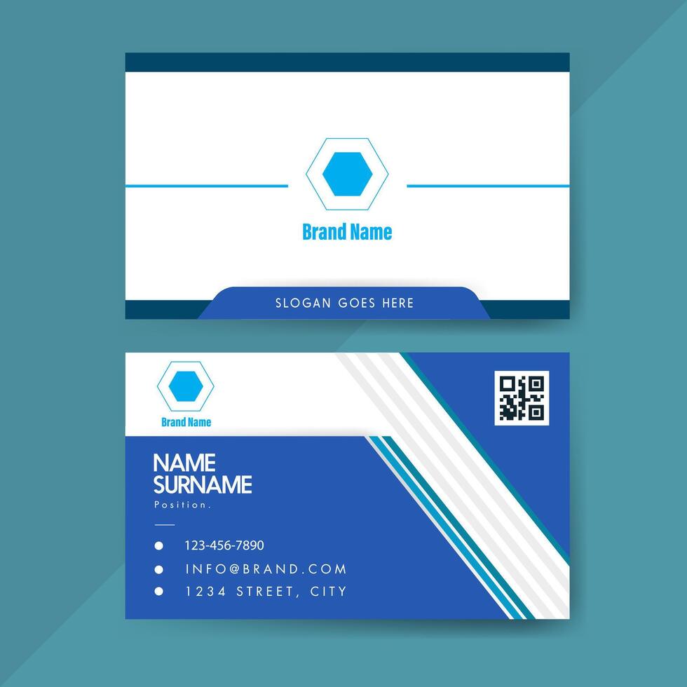 Professional Business Card Template vector