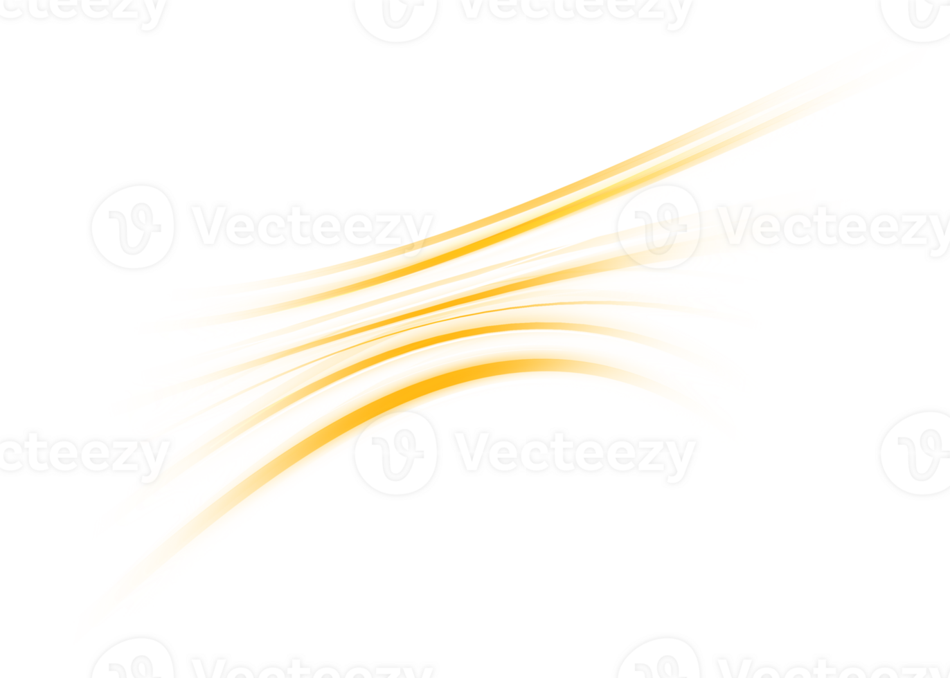 yellow arc light glowing effect png