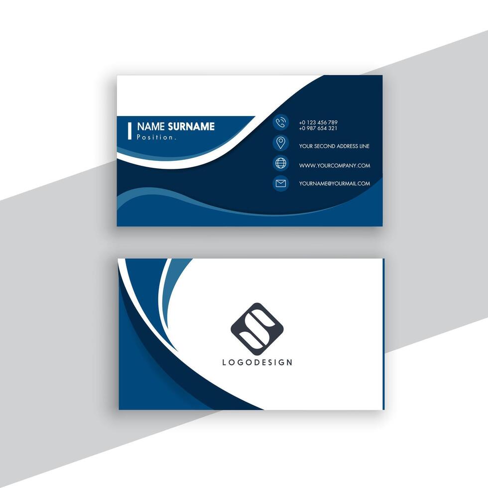 Professional Business Card Template vector