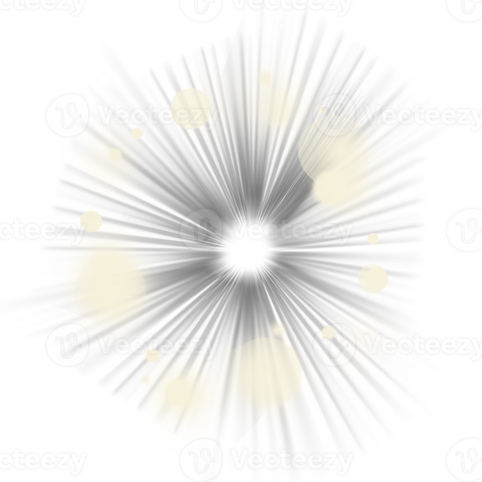 ster barsten met sparkles effect png