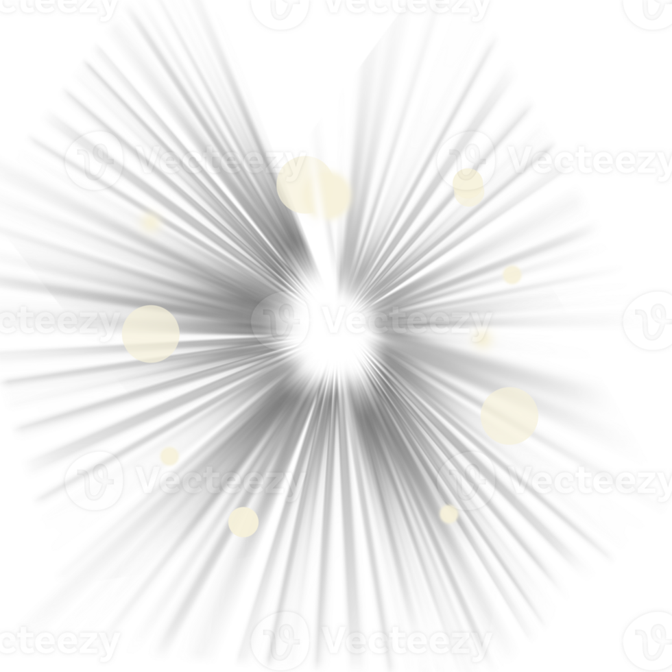 estrella Estallar con destellos efecto png